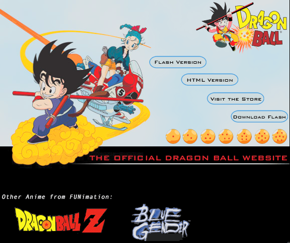 La evolución de las webs oficiales de Dragon Ball: un viaje digital desde los años noventa hasta la era global web 2001