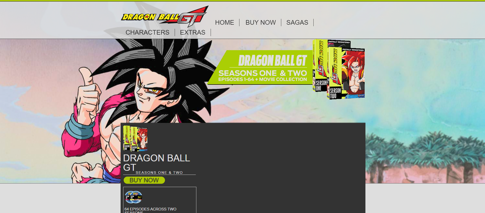La evolución de las webs oficiales de Dragon Ball: un viaje digital desde los años noventa hasta la era global web gt 2016